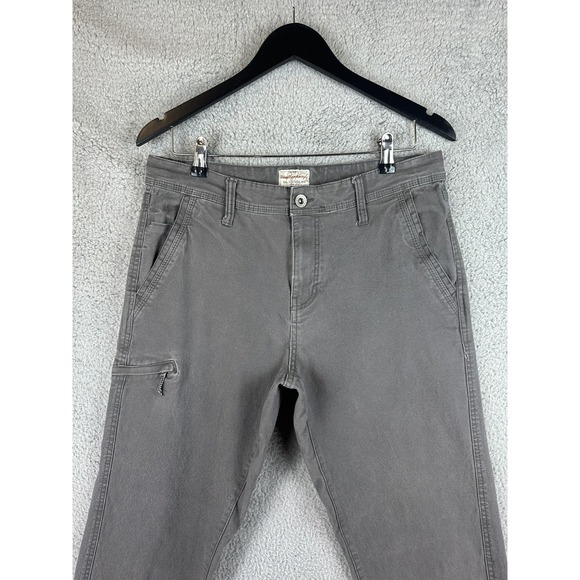 Weatherproof Vintage Pants Mens 32x32 Gray Relaxed Fit Utility Pocket Casual Men
